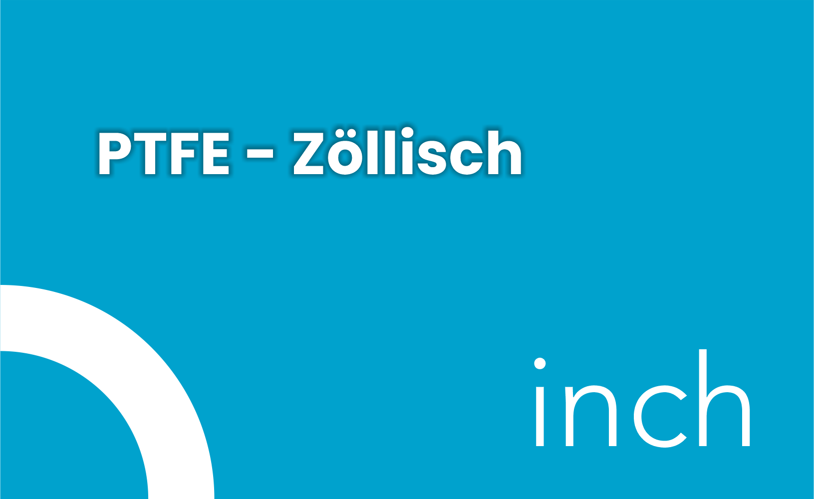 PTFE-I 1/8-3/16Schlauch PTFE